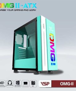 Case Gaming VSP OMG-II ATX (Màu xanh)