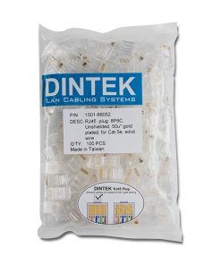 Đầu mạng RJ45 DINTEK CAT5e mạ vàng (1501-88052)