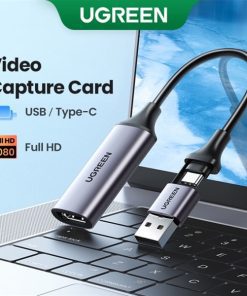 Bộ chuyển đổi HDMI to USB Type-C Video Capture Card (HDMI input to combo USB A & Type-C) CM489 Ugreen 40189