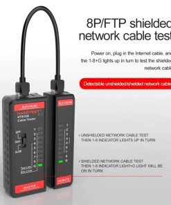 Bộ test cáp mạng RJ45 Habotest HT812A (dùng pin AAA)