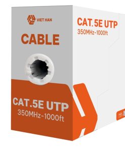 Cáp mạng LS CAT5E UTP (CU, PE, đen, không cường lực)