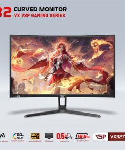 Màn hình cong Gaming VSP VX327C 32inch (FullHD, VÀ, 165Hz) - Màu đen