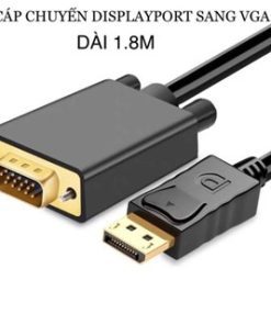 Cáp chuyển tín hiệu DisplayPort DP to VGA (Đầu đực) 1,8 mét