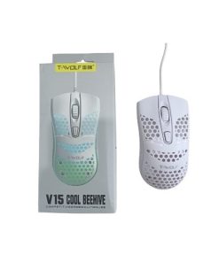 Chuột Gaming có dây T-Wolf V15 Led trắng