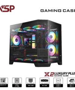 Case Gaming VSP X2 Luxury Plus (Màu đen)