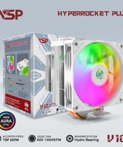 Tản nhiệt CPU VSP V10 Hyper Rocket Plus (White)
