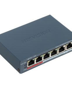 Switch PoE Hikvision DS-3E1106P-EI/M 4 ports + 2 uplink 100Mbps