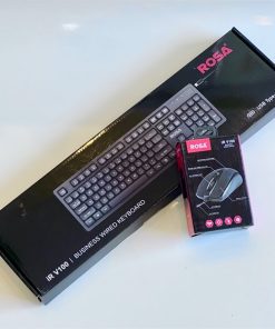 Bộ chuột phím ROSA iR V100 Business wired keyboard & mouse
