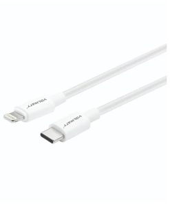 Cáp sạc nhanh iPhone TypeC to Lightning 1m 27W Volwatt GE-025-CL
