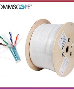 Cáp mạng Commscope CAT6A, 4 đôi chống nhiễu, LSZH, 23 AWG, màu trắng (305m/cuộn)