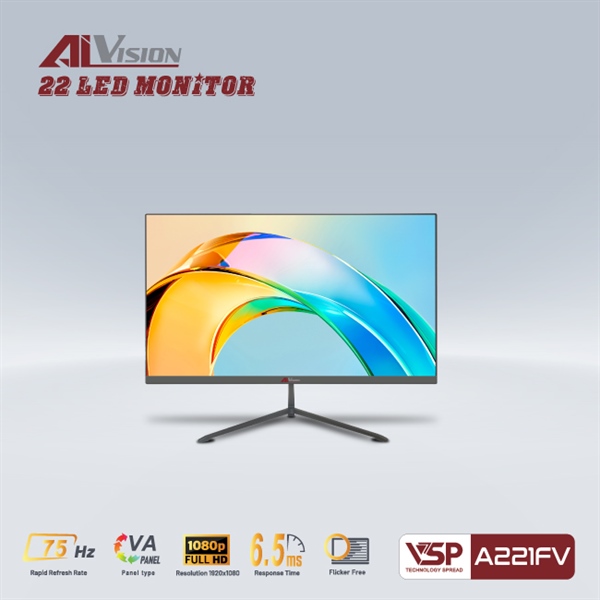 Màn hình AiVision 22" A221FV (1920*1080px @75Hz) - Cái