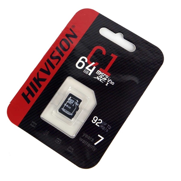 Thẻ nhớ MicroSD Hikvision C1 64GB chuyên dụng camera - Thẻ