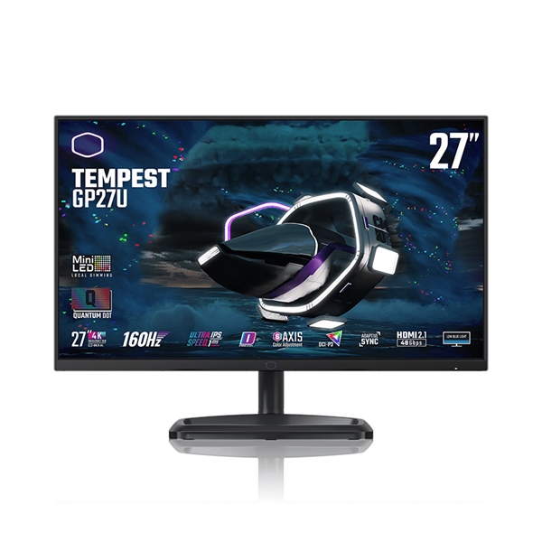 Màn hình Cooler Master Cooler Master TEMPEST GP27U 27" 4K (MINILED/160HZ/1MS/600NITS/ADOBE RGB 99%, DCI-P3 98%) - Cái