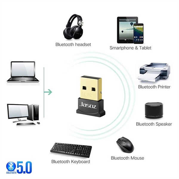 USB Bluetooth 5.0/5.1 Jasoz F112 T-F127 (kết nối 5 thiết bị cùng lúc) - Cái