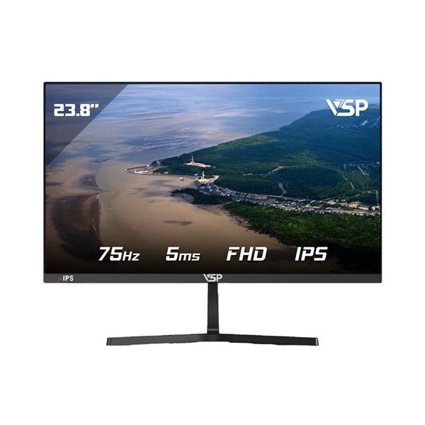 Màn hình VSP V2407S 24 inch (FHD/ IPS/ 75Hz) - Màu đen - Cái