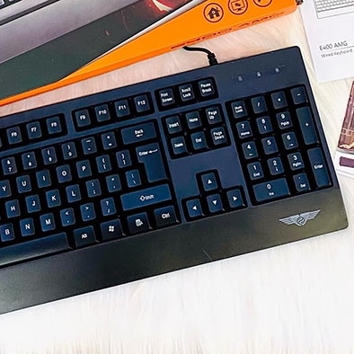 Bàn phím Gaming bán cơ có dây Newmen E400-AMG màu đen - Cái Bàn phím Gaming bán cơ có dây Newmen E400-AMG màu đen - Cái