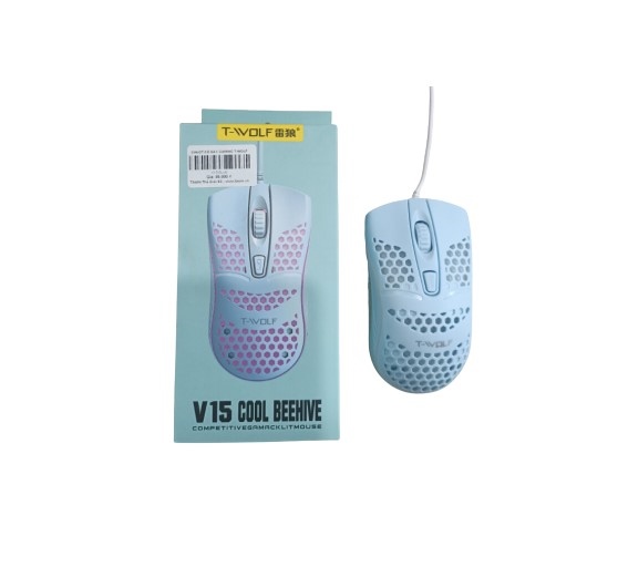 Chuột Gaming có dây T-Wolf V15 Led xanh blue - Cái