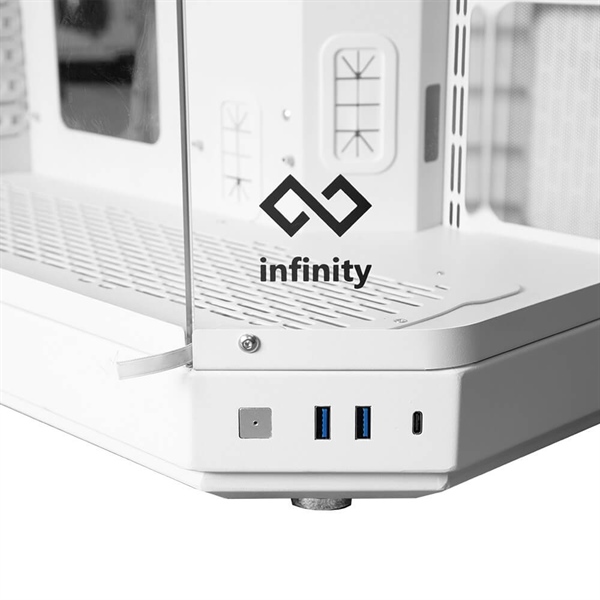 Case Gaming Infinity Aqua Premium White - Cái Case Gaming Infinity Aqua Premium White - Cái