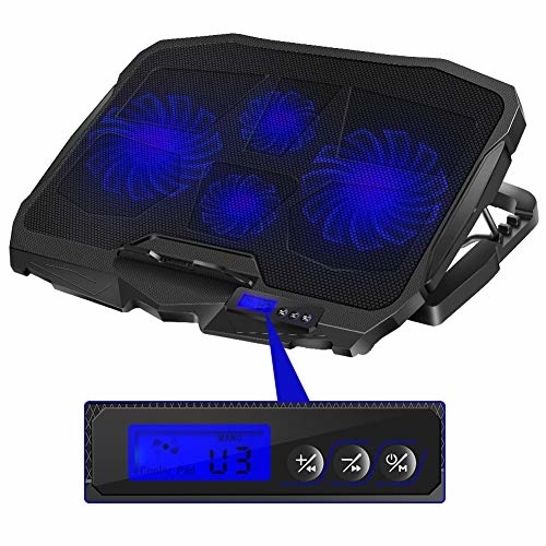 Đế tản nhiệt laptop Cooler S18 4 fan led LCD - Cái