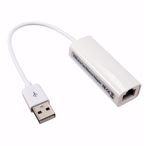 Bộ chuyển USB to RJ45 LAN 100Mbps (Trắng) - Cái