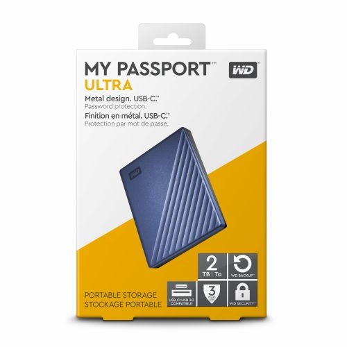 Ổ cứng gắn ngoài WD My Passport Type-C 2TB 2.5" - Cái