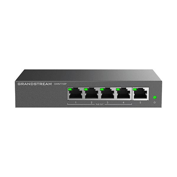 Switch PoE Grandstream GWN7700P 5 ports Gigabit - Cái