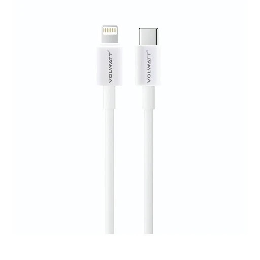 Cáp sạc nhanh iPhone TypeC to Lightning 1m 27W Volwatt GE-025-CL - Sợi Cáp sạc nhanh iPhone TypeC to Lightning 1m 27W Volwatt GE-025-CL - Sợi