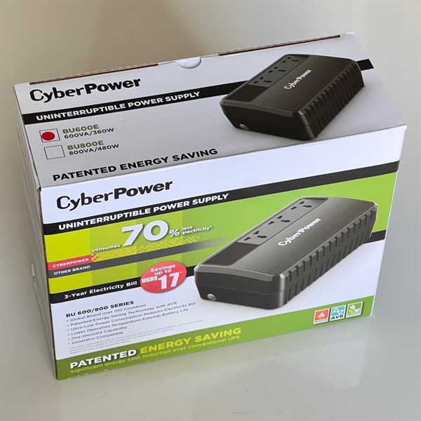 Bộ lưu điện UPS Cyber Power BU600E (Line interactive/360W/600VA) - Cái