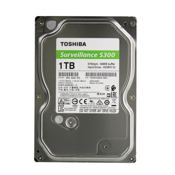 Ổ cứng Toshiba 1TB chuyên dụng camera - Cái