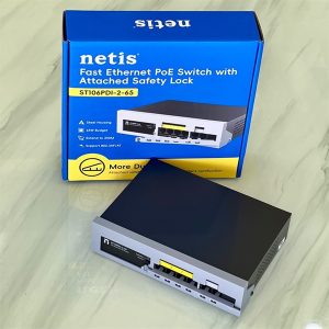 Switch PoE Netis 4 port + 2 uplink 65w ST106PDI-2-65 - Cái