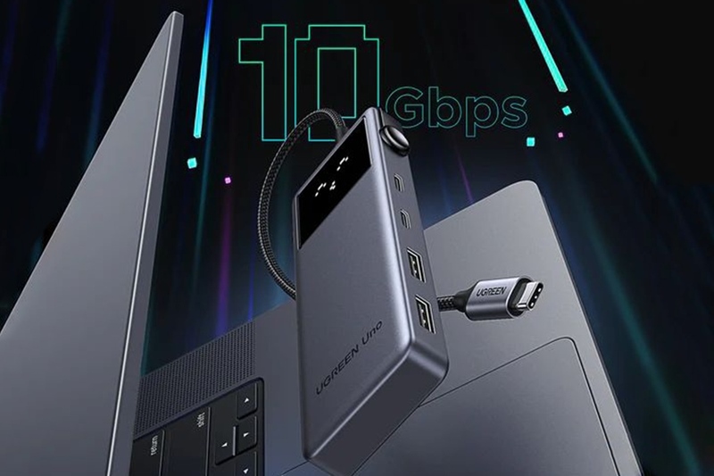 Cáp chuyển đổi USB Type-C 6 in 1 Robot PD 100W Ugreen 35998 - Cái Cáp chuyển đổi USB Type-C 6 in 1 Robot PD 100W Ugreen 35998 - Cái