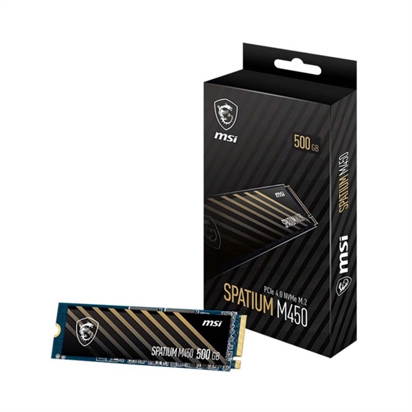 Ổ cứng SSD MSI Spatium M450 500GB M.2 PCIe NVMe Gen 4.0 - Cái