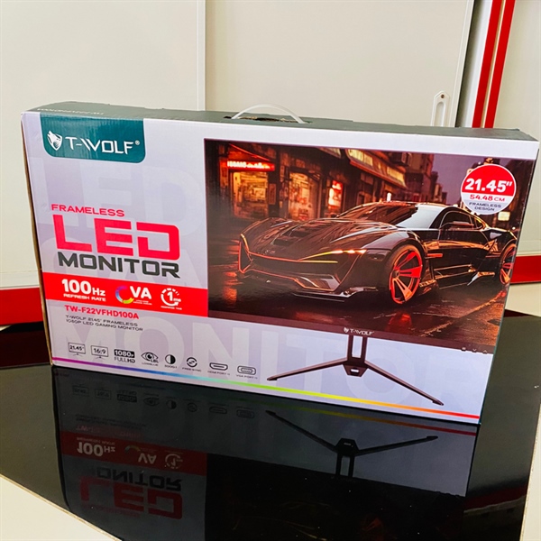 Màn hình T-Wolf 22 inch TW-F22VFHD100A (IPS 100Hz FullHD, VGA, HDMI) - cái