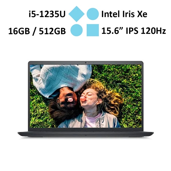 Laptop Dell Inspiron 15 3520 (i5-1235U/RAM 16GB/Onboard/512GB SSD/Windows 11 + Office) - Cái