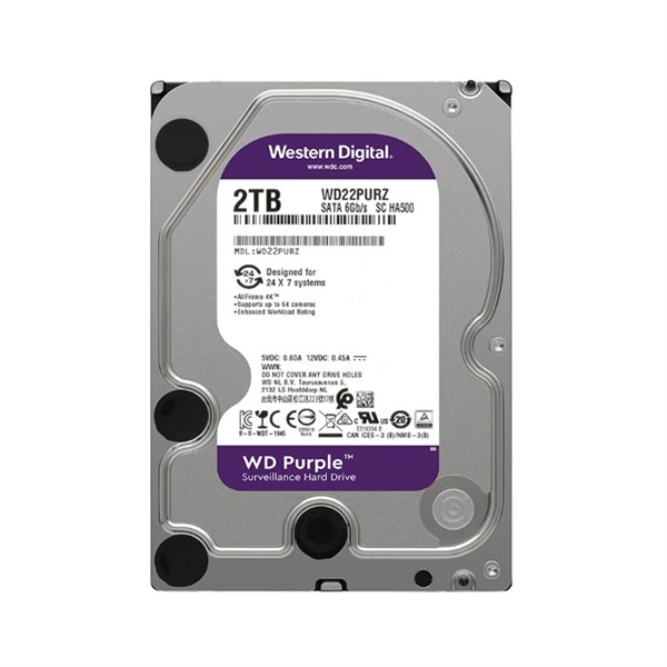 Ổ cứng WD Purple 2TB chuyên dụng Camera - Cái