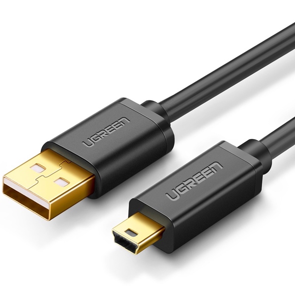 Cáp chuyển Ugreen 30472 USB 2.0 to Mini USB dài 2 mét US132 - Sợi