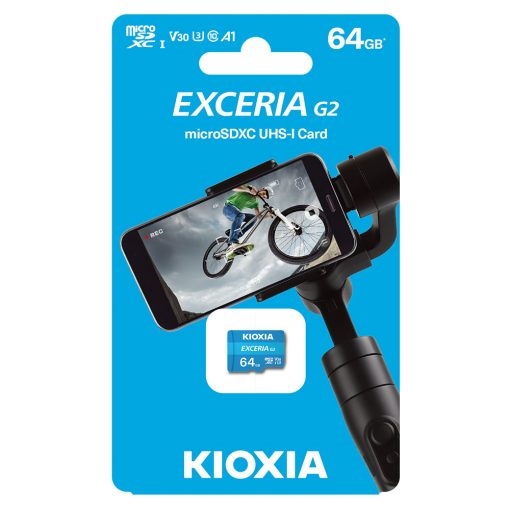 Thẻ nhớ MicroSD Kioxia 64GB U3 chuyên dụng camera 4K - Thẻ