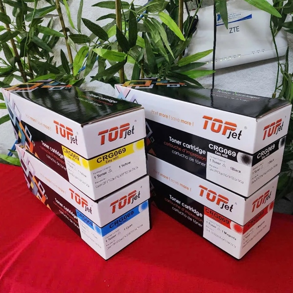 Hộp mực laser màu đen Topjet CRG069 (có chip) cho máy in Canon 673CDW/674CX/MF752CDW/754CDW - Hộp