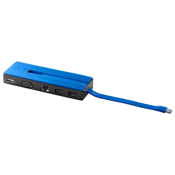 Bộ chuyển đổi HP USB Type-C Travel Dock (Cáp Type-C to HDMI, VGA, LAN, USB 3.0) - Bộ Bộ chuyển đổi HP USB Type-C Travel Dock (Cáp Type-C to HDMI, VGA, LAN, USB 3.0) - Bộ