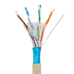 Cáp mạng VCOM CAT5E FTP 4 PAIRS 24AWG đồng nguyên chất - Cuộn Cáp mạng VCOM CAT5E FTP 4 PAIRS 24AWG đồng nguyên chất - Cuộn