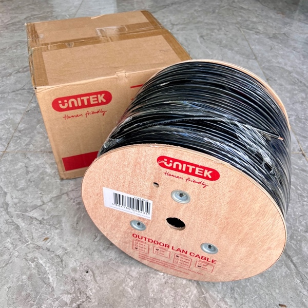 Cáp mạng Unitek UTP CAT6 outdoor CCA 23AWG - Mét