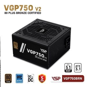 Nguồn máy tính VSP 750w 80 Plus Bronze VGP750BRN V2 - Cái