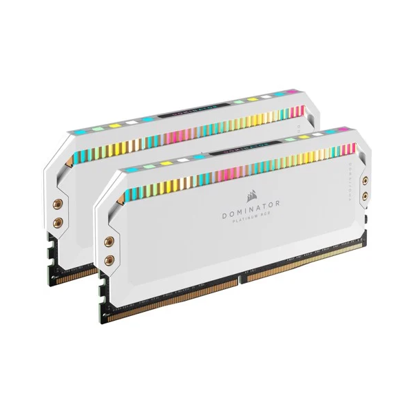 Kit RAM PC DDR5 Corsair Dominator Platinum RGB 32GB (2x16GB) 5600MHz White - Bộ
