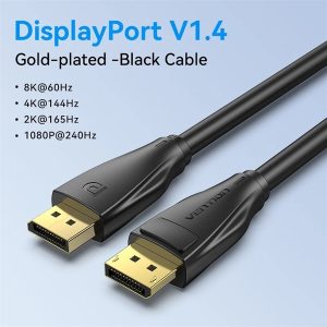 Cáp DisplayPort Vention DP 1.4 8K@60Hz HCDBI 3m - Sợi Cáp DisplayPort Vention DP 1.4 8K@60Hz HCDBI 3m - Sợi