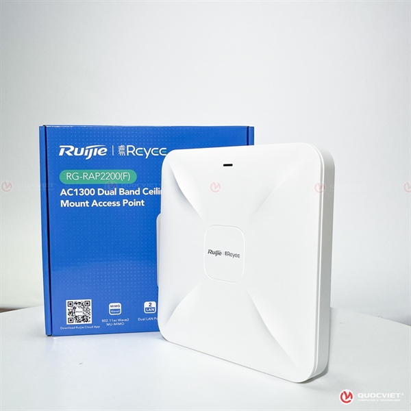 Bộ phát Wifi ốp trần Ruijie RG-RAP2200E - Bộ Bộ phát Wifi ốp trần Ruijie RG-RAP2200E - Bộ
