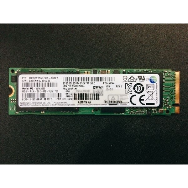 Ổ cứng SSD Samsung 256GB NVMe PM961 M.2 PCIe - Cái