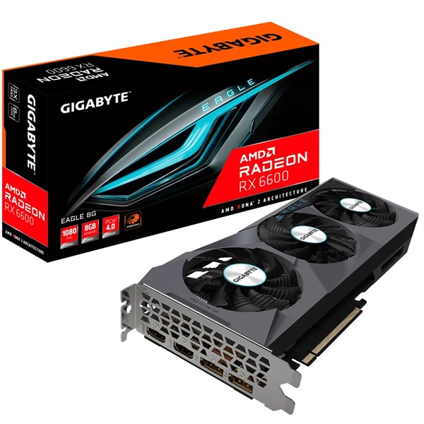 Card VGA Gigabyte AMD Radeon RX 6600 EAGLE 8GB - Cái