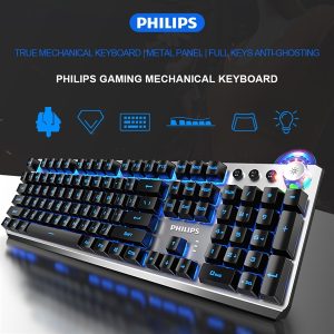Bàn phím cơ có dây Philips SPK 8405 - Cái