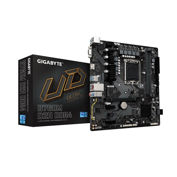 Mainboard Gigabyte B760M D2H (Intel B760/LGA 1700/M-ATX/DDR4) - Cái