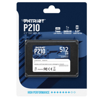 Ổ cứng SSD SATA III PATRIOT P210 512GB - Cái